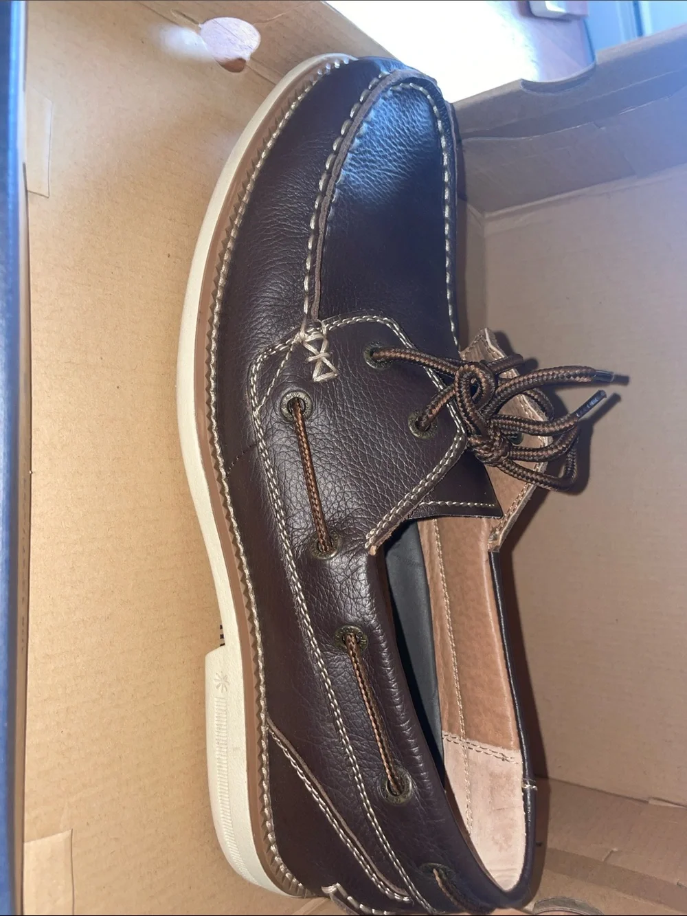 G.H. Bass & Co. Brown  Atlantic Boat Shoes ⛵️
